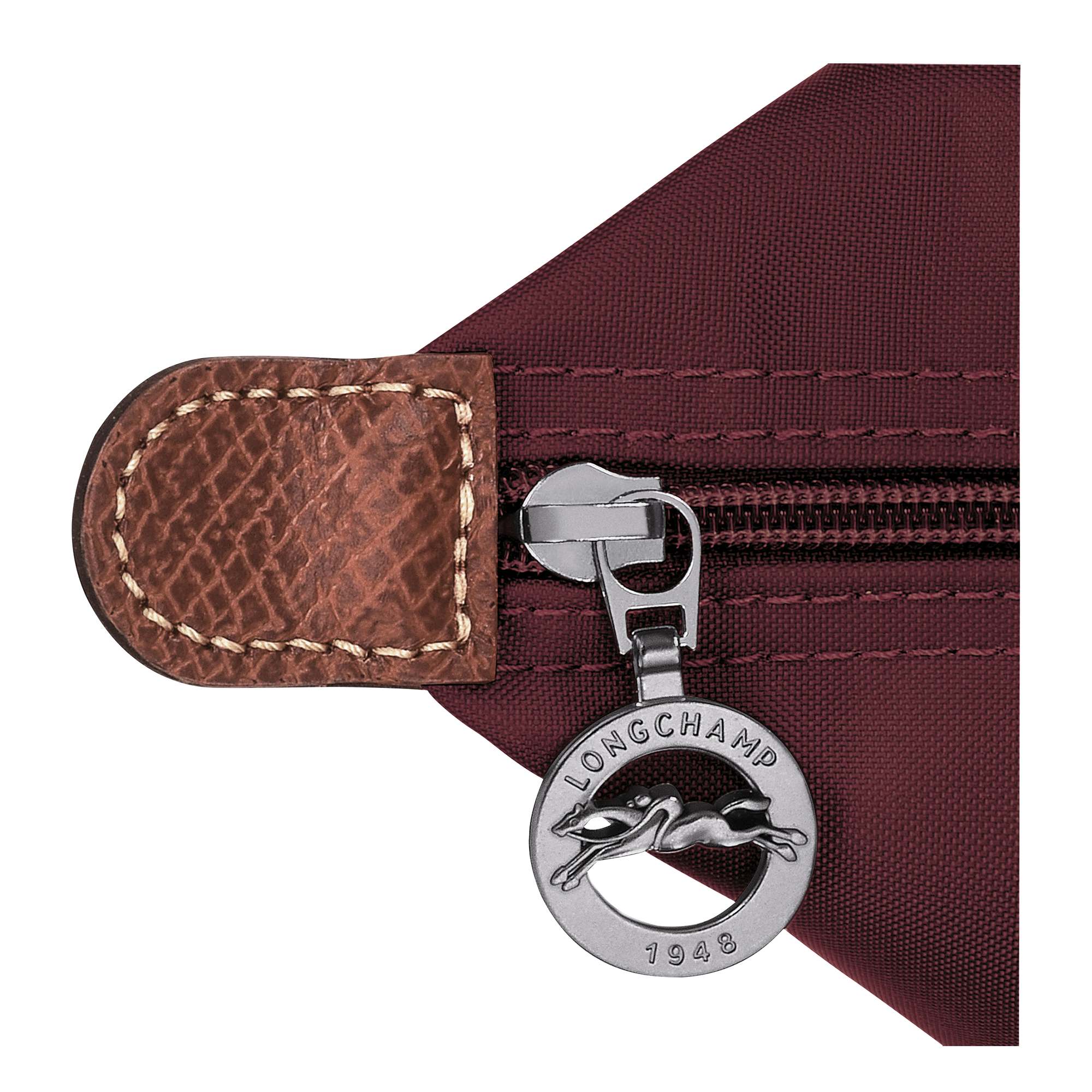Handbag M, Burgundy - View 6 of
7 - zoom in Le Pliage Original Handbag M, Burgundy