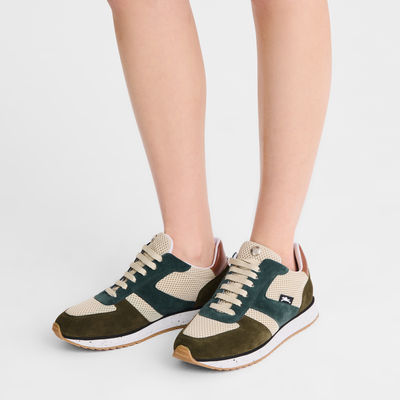 Le Pliage Green Sneakers , Cedar - Leather