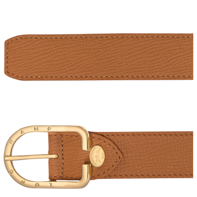 Le Roseau Ladies' belt , Caramel - Leather