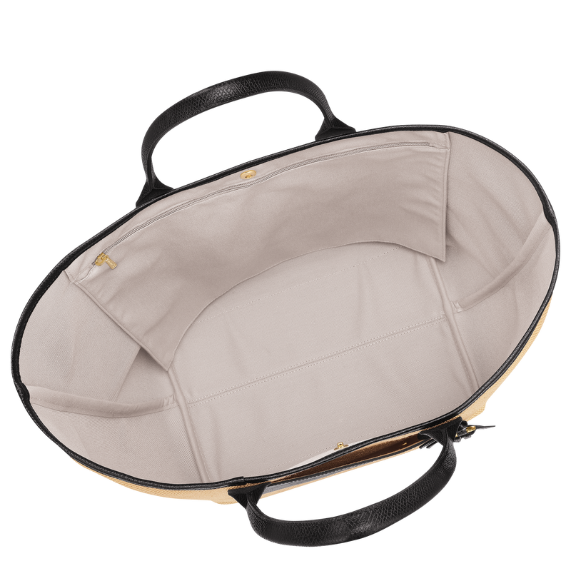 Le Pliage Collection L Basket bag , Black - Canvas  - View 5 of  6
