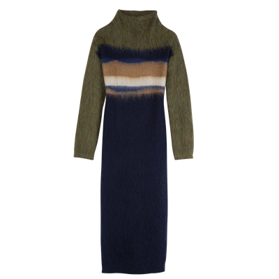 Dress , Navy - Knit