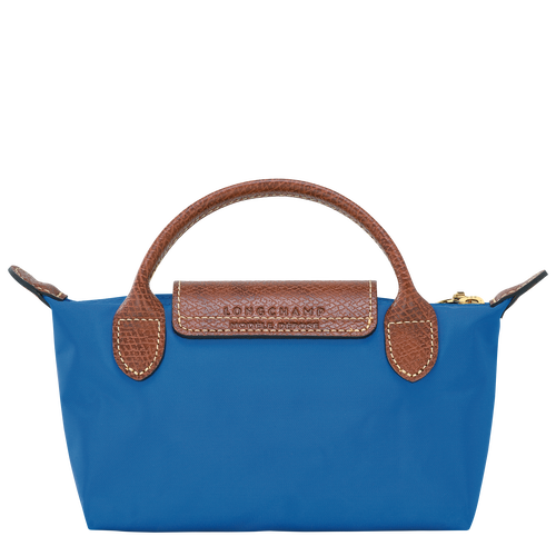 Le Pliage Original Pouch with handle Cobalt Recycled canvas