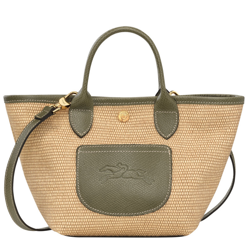 Le Pliage Collection XS Basket bag , Artichoke - Canvas  - View 1 of  6