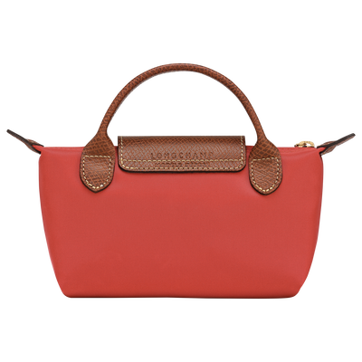 Le Pliage Original Pouch with handle, Tomato