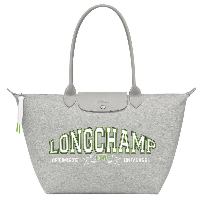 Le Pliage Collection L Tote bag , Grey - Canvas  - View 1 of  6