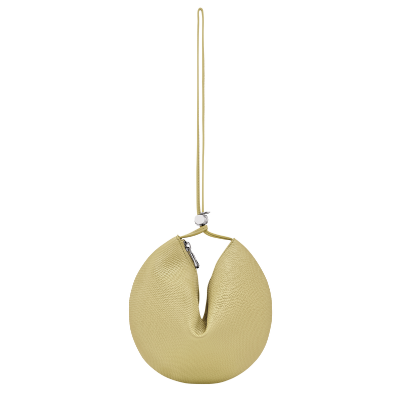 Le Roseau S Clutch , Pistachio - Leather  - View 5 of  6