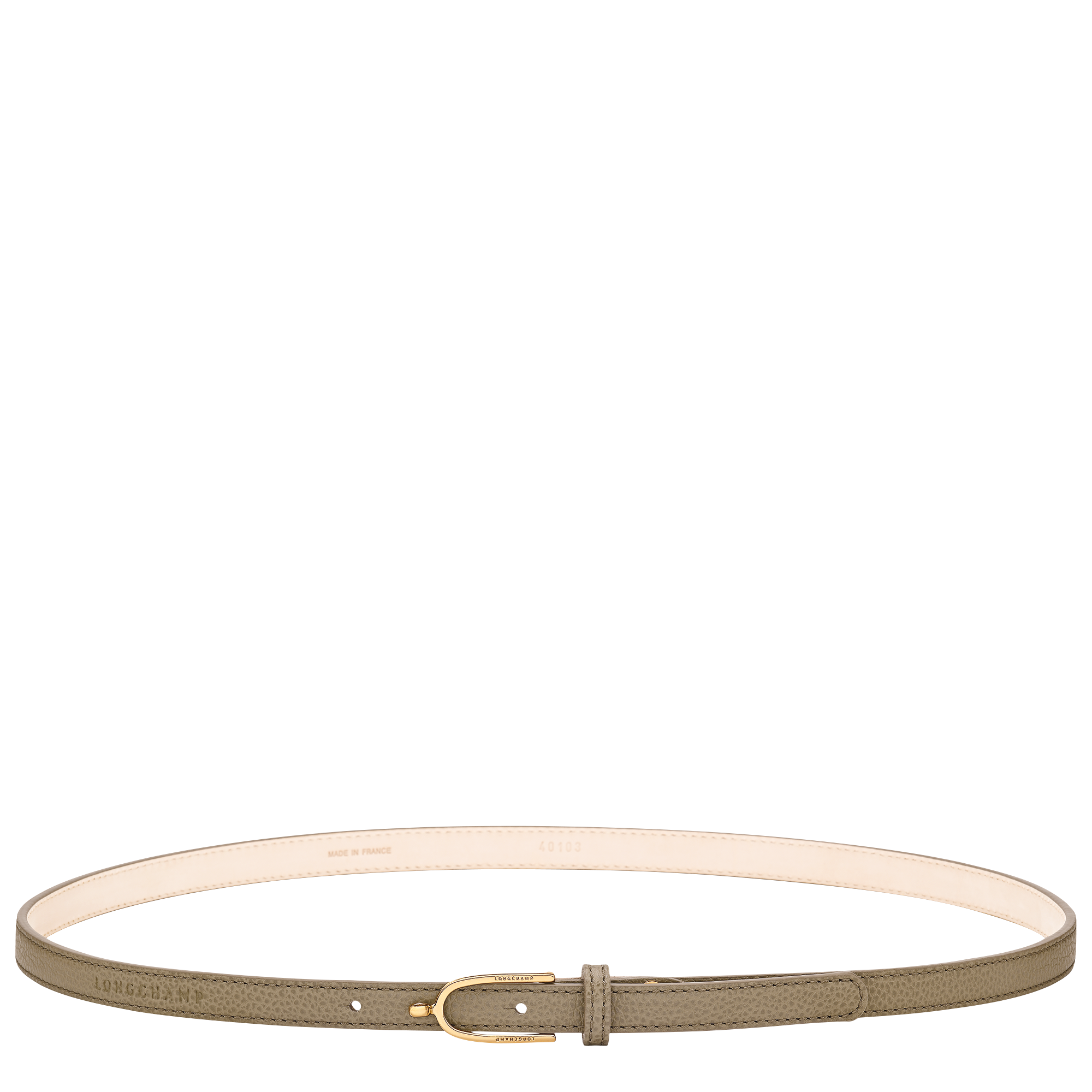 Le Foulonn&eacute; Ladies' belt, Lichen
