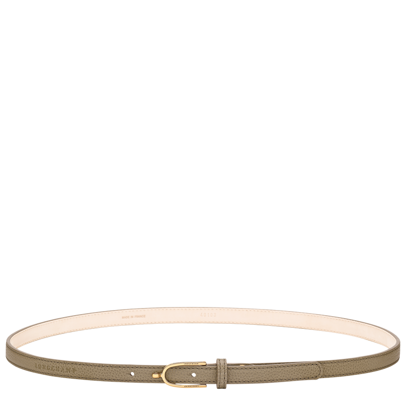 Le Foulonn&eacute; Ladies' belt , Lichen - Leather  - View 1 of  3