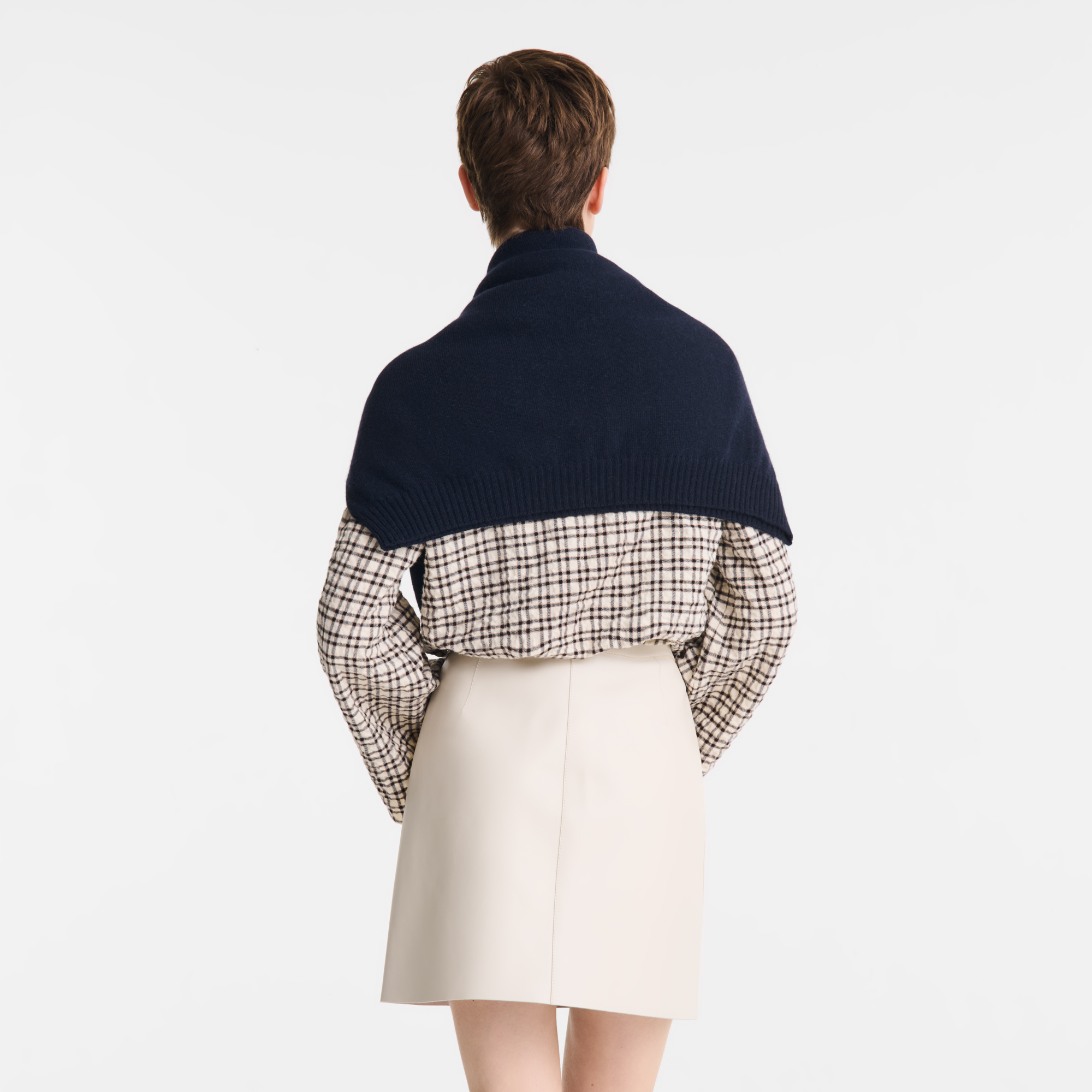 null Skirt, Ecru