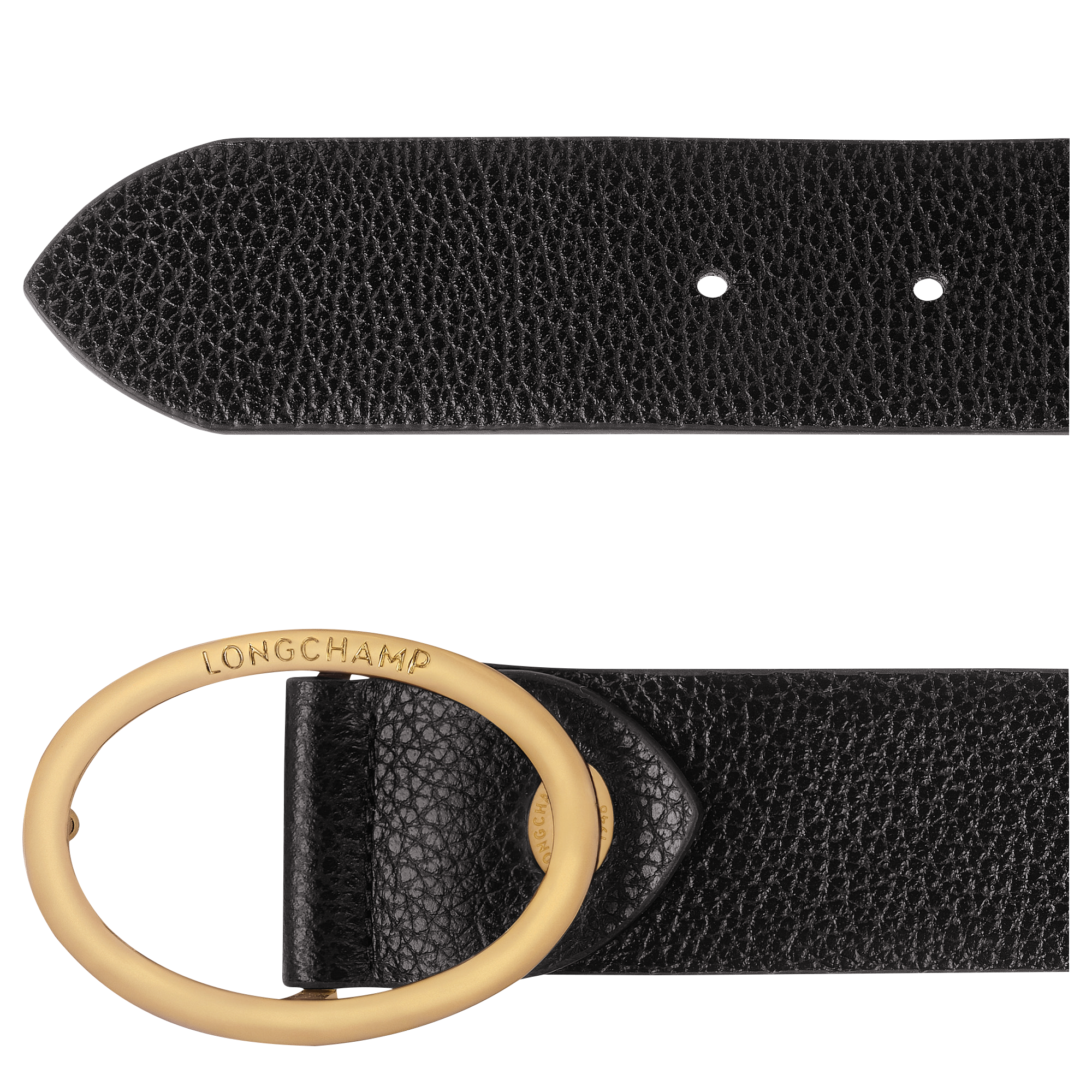 Ladies' belt, Black - View 3 of 
        3 - zoom in Le Foulonné Ladies' belt, Black