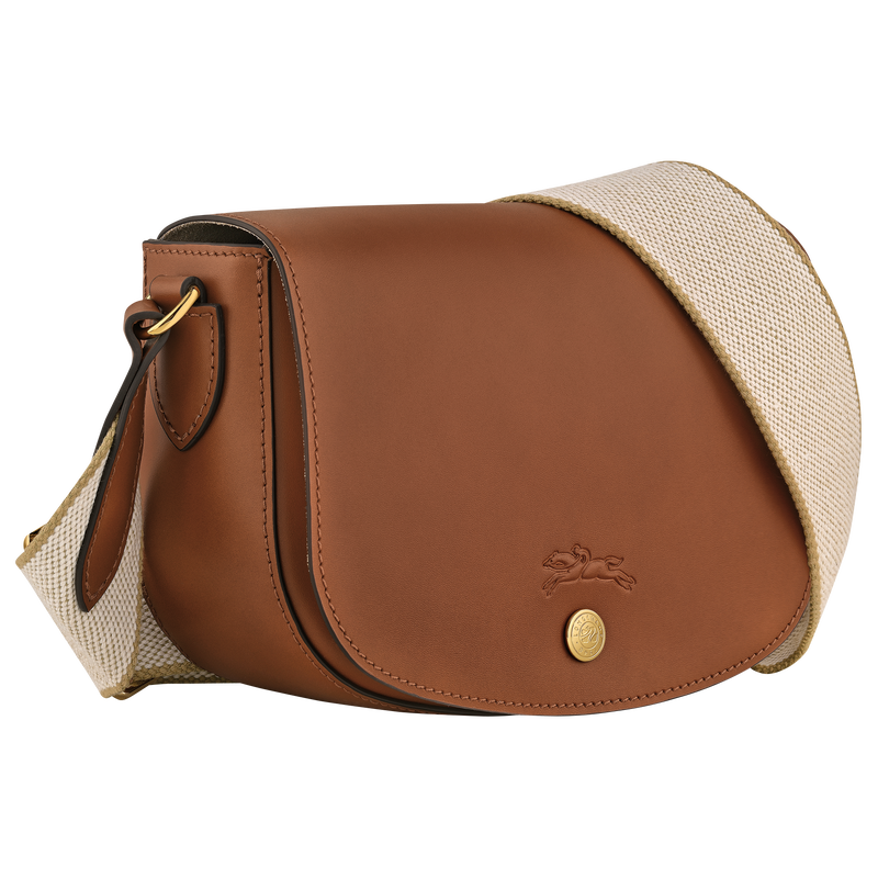 &Eacute;pure S Crossbody bag , Cognac - Leather  - View 3 of  6