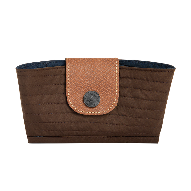 Reversible bucket hat , Mocha/Navy - Techno taffeta  - View 1 of  2