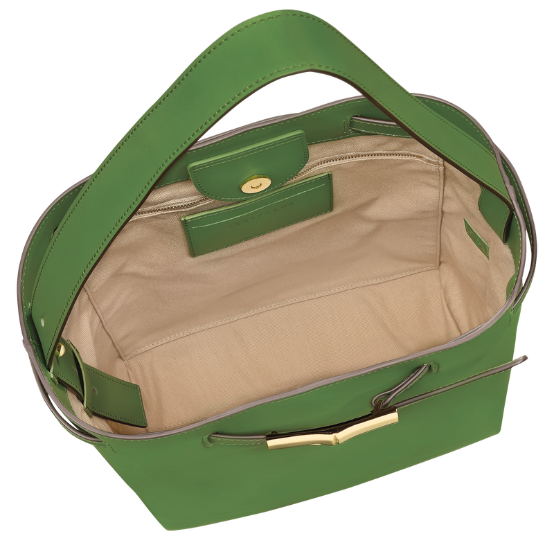 Le Smart L Shoulder bag , Matcha - Leather  - View 4 of  5