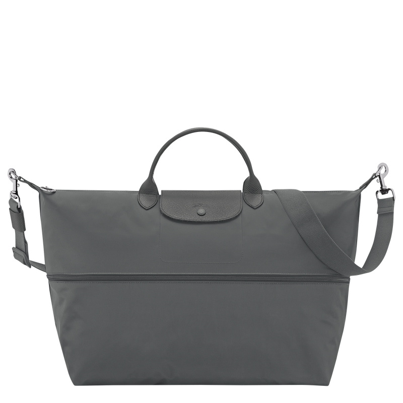 Le Pliage One S Travel bag expandable , Anthracite - Canvas  - View 4 of  7