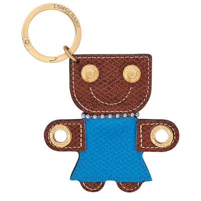 &Eacute;pure Key ring , Azure - Leather