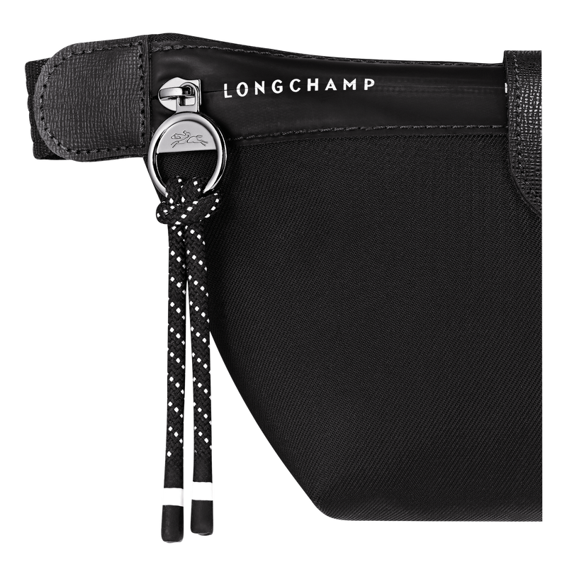 Le Pliage Energy M Belt bag , Black - Canvas  - View 6 of  6