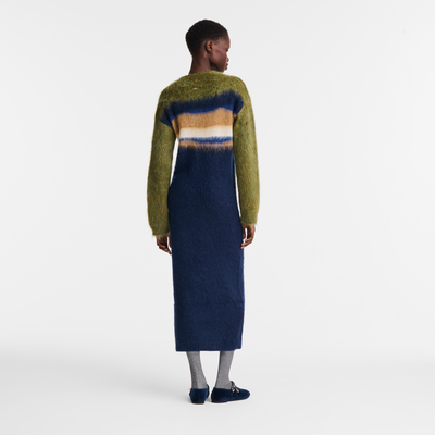 Dress , Navy - Knit
