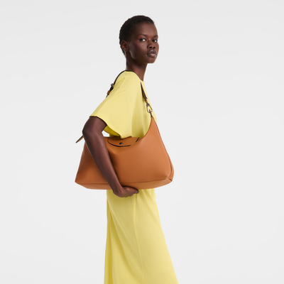 Le Pliage Xtra XL Hobo bag , Cashew - Leather