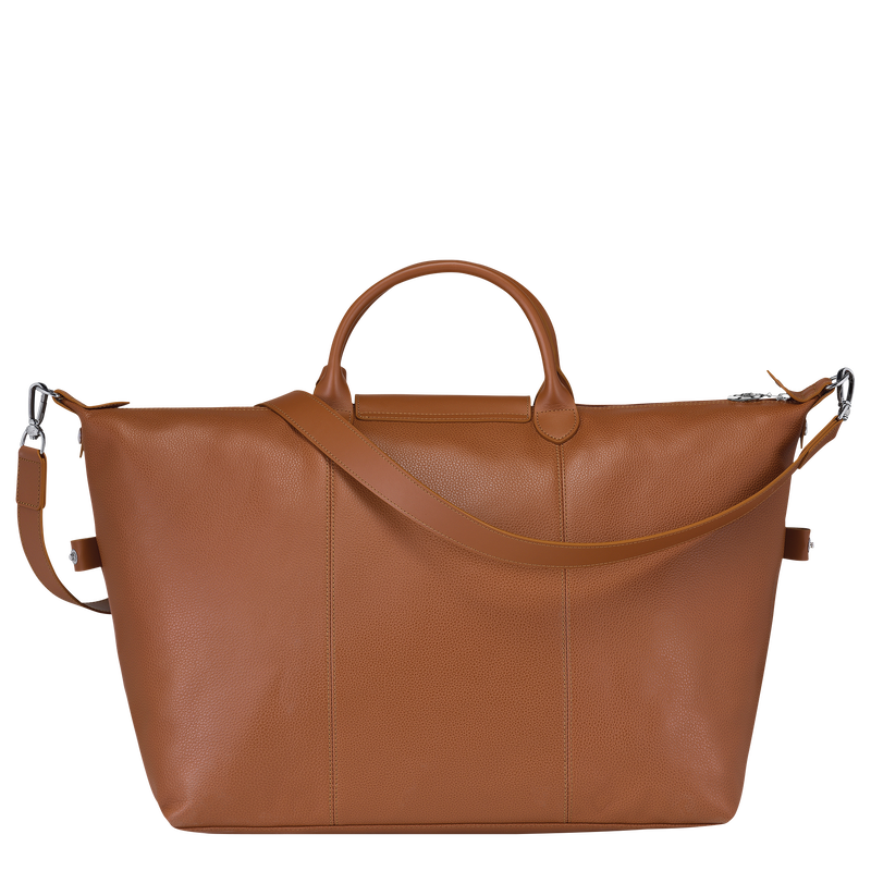 Le Foulonn&eacute; L Travel bag , Caramel - Leather  - View 4 of  4