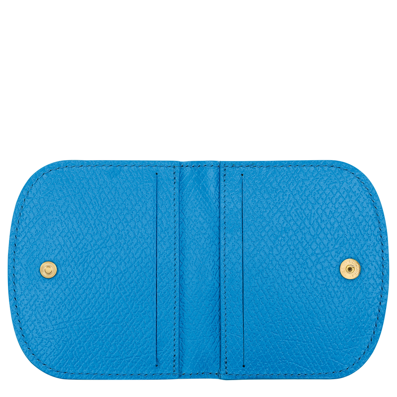 Epure Card holder , Azure - Leather  - View 3 of  3