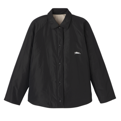 Padded blouson , Black/Paper - Technical taffeta