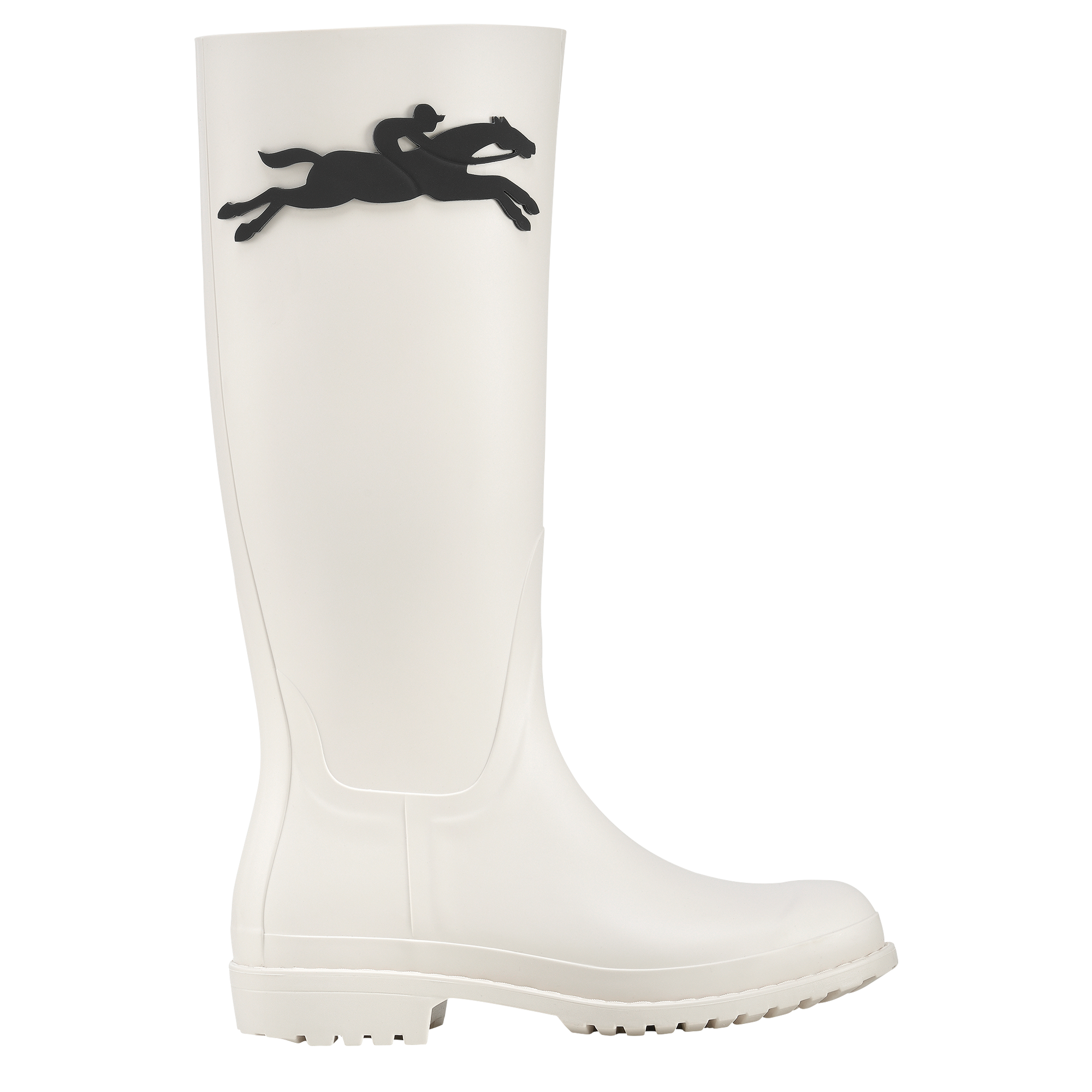 Cheval Longchamp Flat boots, Ivory