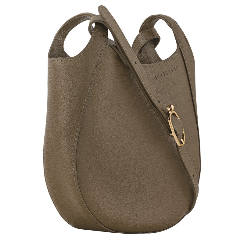 Le Foulonné S Crossbody bag , Caper - Leather  - View 3 of  4