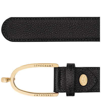 Le Foulonn&eacute; Ladies' belt, Black