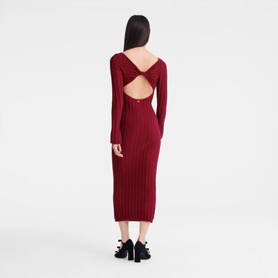 null Long dress, Beetroot