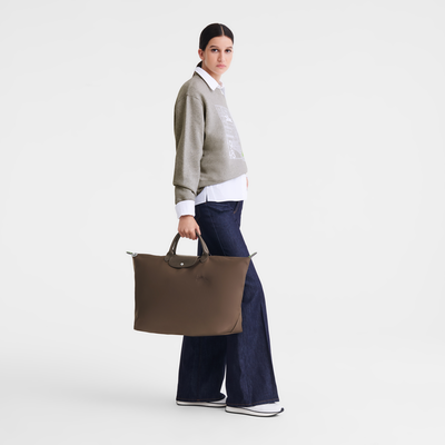 Le Pliage Green Travel bag L, Terra