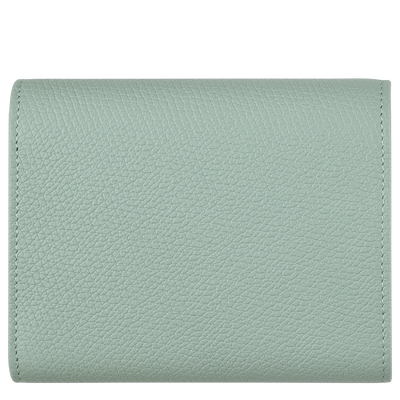 Le Roseau Wallet , Celadon - Leather