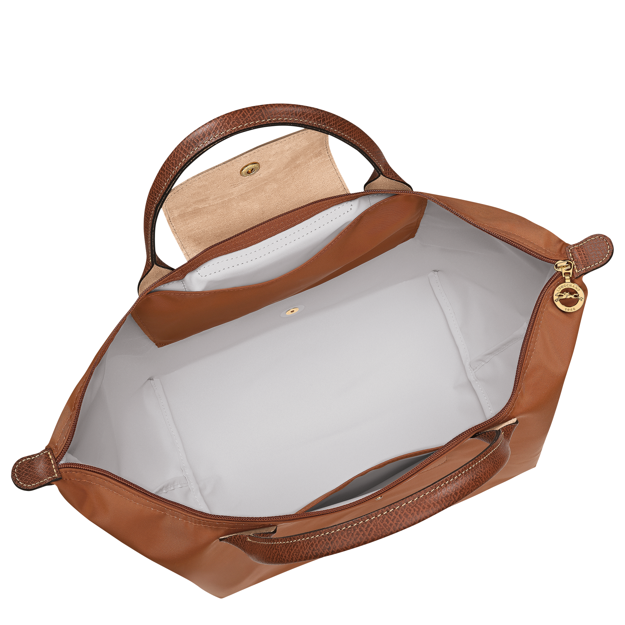 Le Pliage Original Handbag M, Cognac