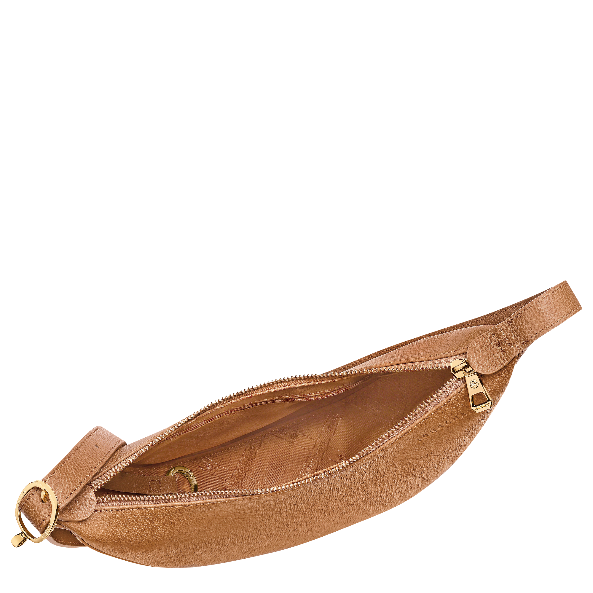 Le Foulonn&eacute; Crossbody bag S, Pecan