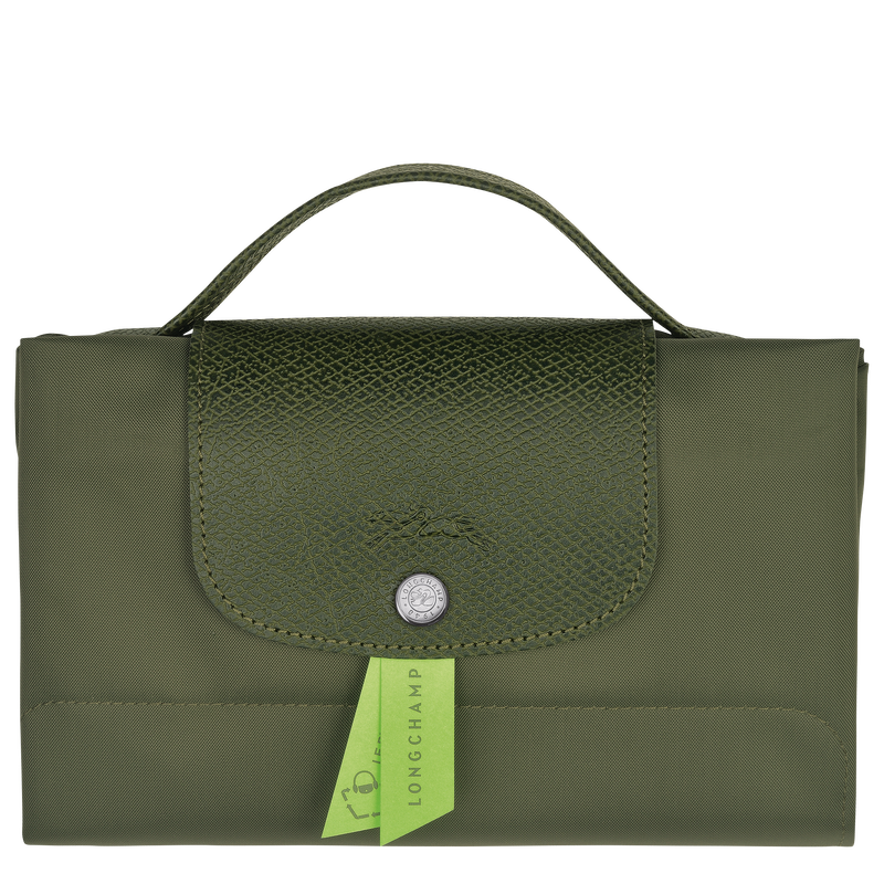 Le Pliage Green S Briefcase , Forest - Recycled canvas  - View 7 of  7