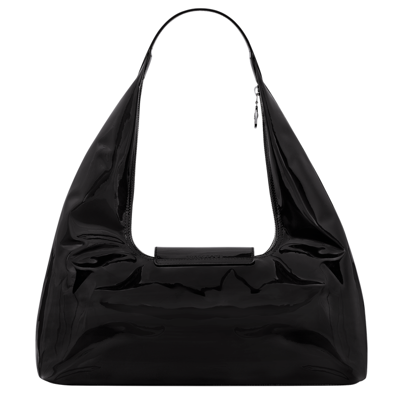 Le Pliage Xtra L Shoulder bag , Black - Leather  - View 3 of  3