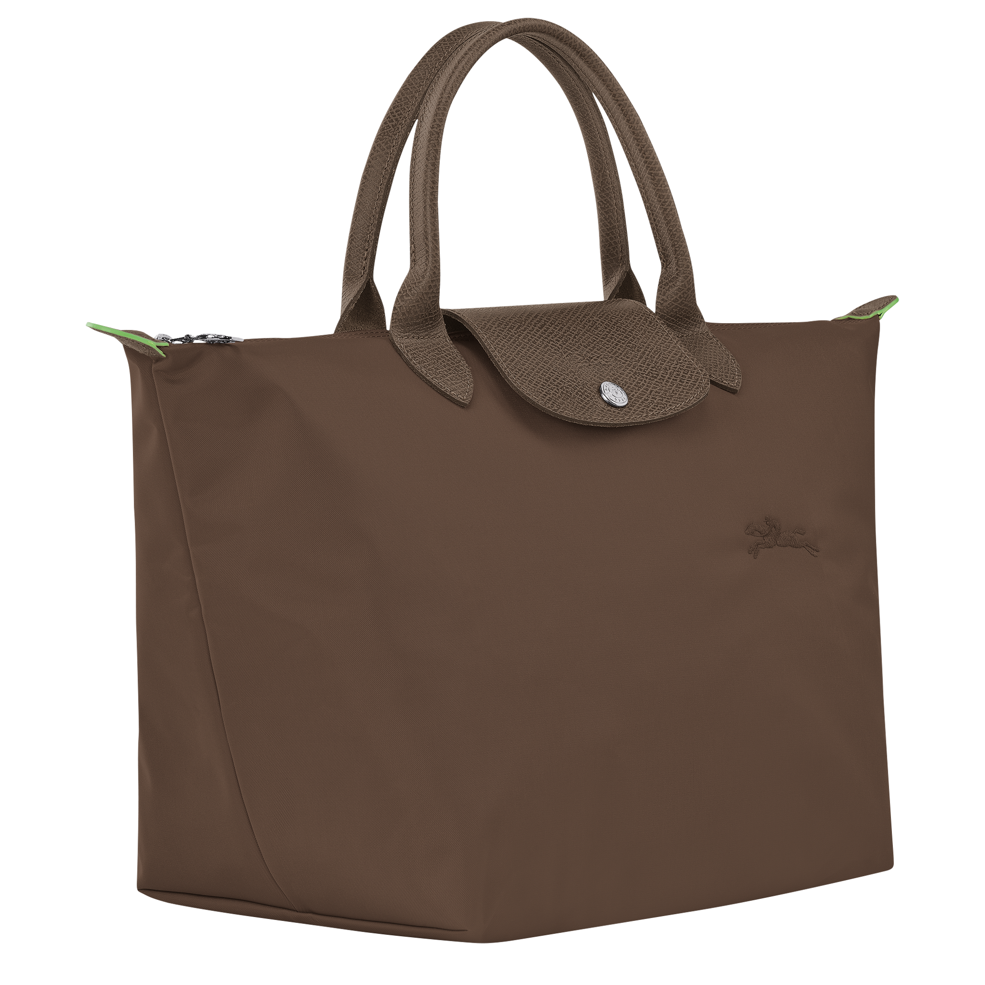Handbag M, Terra - View 2 of
6 - zoom in Le Pliage Green Handbag M, Terra