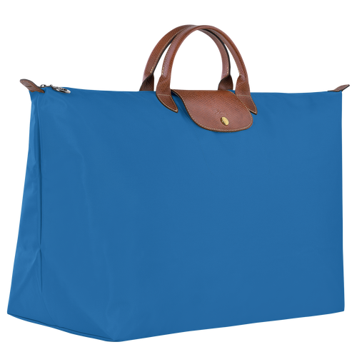 Le Pliage Original M Travel bag , Cobalt - Recycled canvas - View 2 of  5