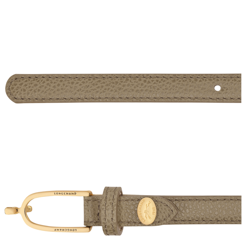 Le Foulonn&eacute; Ladies' belt , Lichen - Leather  - View 3 of  3