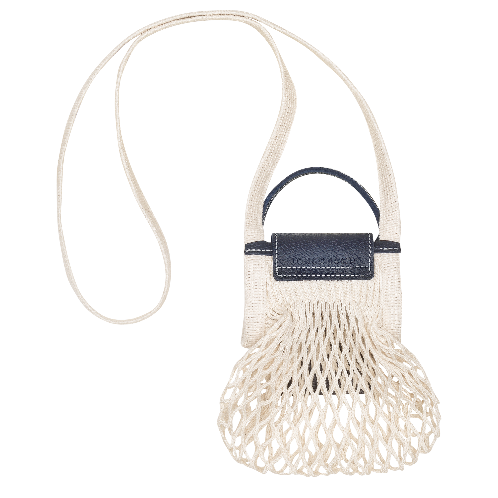 Mesh bag XS, Navy - View 3 of
3 - zoom in Le Pliage Collection Mesh bag XS, Navy