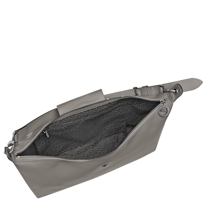 Le Pliage Xtra XL Hobo bag , Turtledove - Leather  - View 5 of  7