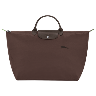 Le Pliage Green L Travel bag , Mocha - Recycled canvas