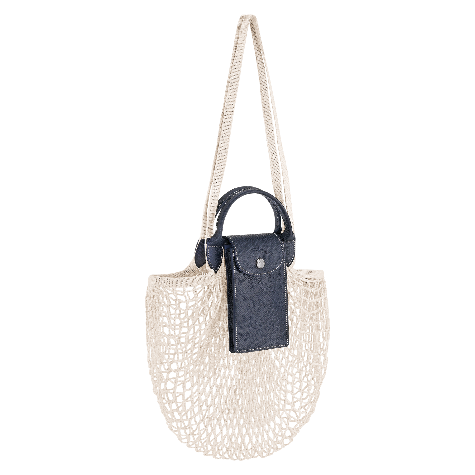 Mesh bag L, Navy - View 3 of
4 - zoom in Le Pliage Collection Mesh bag L, Navy