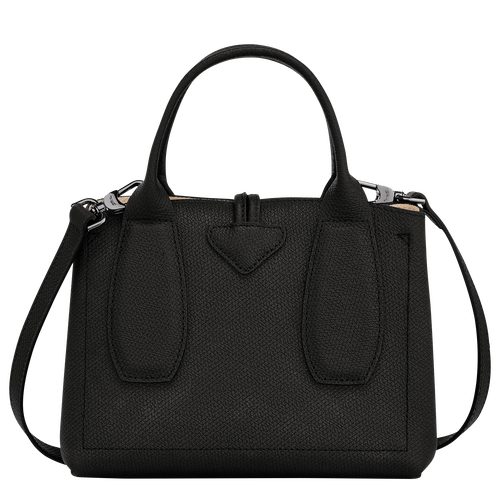 Roseau S Handbag , Black - Leather - View 4 of  6