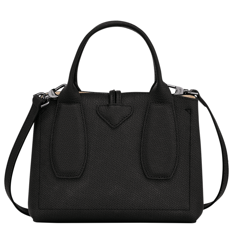 Roseau S Handbag , Black - Leather  - View 4 of  6