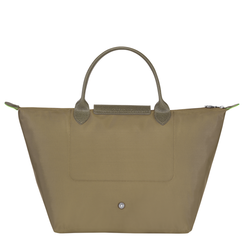 Le Pliage Green M Handbag , Artichoke - Recycled canvas  - View 4 of  7
