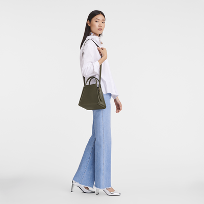 Le Foulonné Handbag S, Khaki