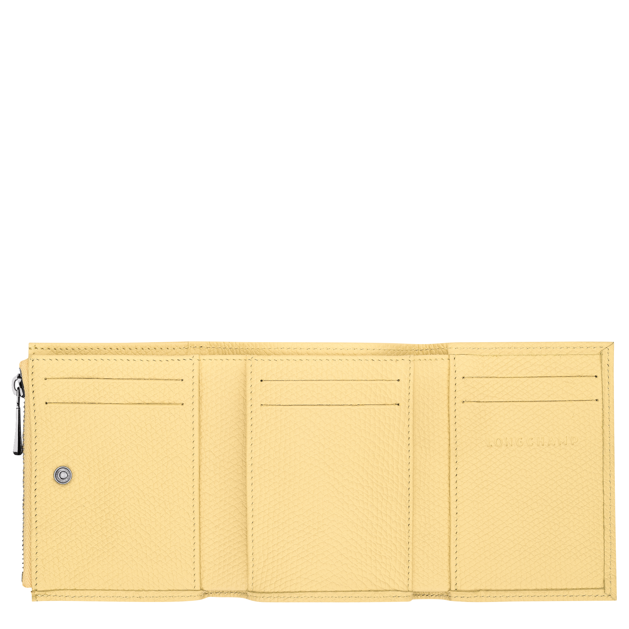Compact wallet, Yellow Chick - View 3 of
3 - zoom in Le Roseau Compact wallet, Yellow Chick
