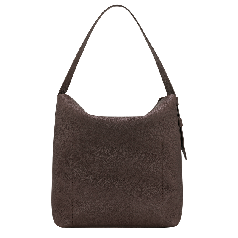 Le Cadence M Shoulder bag , Mocha - Leather  - View 3 of  4