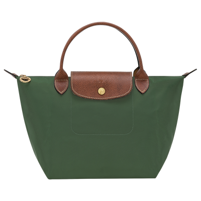 Le Pliage Original S Handbag , British Green - Recycled canvas