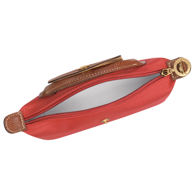 Le Pliage Original Pouch with handle, Tomato
